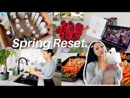 SPRING RESET 2024 🌸 Deep cleaning, Organizing, Mental health reset, Meal prepping + More!