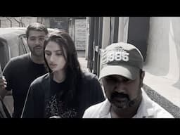 Athiya Shetty Papped after KL Rahul's Massive Success In World Cup Opening Match