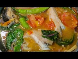 SINIGANG SA MISO NA ULO NG SALMON | SALMON HEAD SINIGANG SA MISO RECIPE