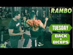 TUESDAY - Back & Biceps (RAMBO) - Lean Muscle Program by Guru Mann