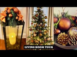 CHRISTMAS DECORATE WITH ME |COZY LIVING ROOM #neutralcolors #christmasdecor