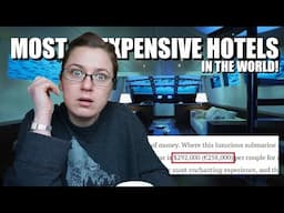 REACTING TO THE MOST EXPENSIVE HOTELS IN THE WORLD!! | AD |