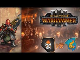 The Infernal Guard MARCH | Chaos Dwarfs vs Tzeentch - Total War Warhammer 3