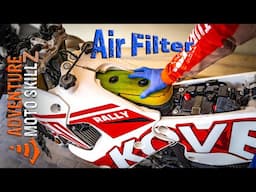 Kove 450 Rally Air Filter Removal - Replacement - Reinstall