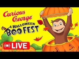 🔴 LIVE Curious George Full Episodes | George's Halloween Boo Fest! | Kids Cartoon | Videos for Kids