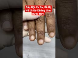 Ðắp Bột Xa Da, Dễ Bị Hở Là Do Không Làm Bước Này. #nailart #youtube shorts #nails #youtubeshorts