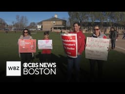 3 Massachusetts districts continue teacher strike as class is canceled on Monday