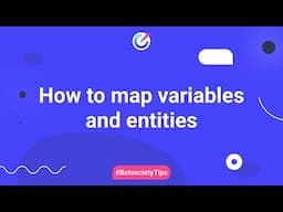 How to map variables and entities