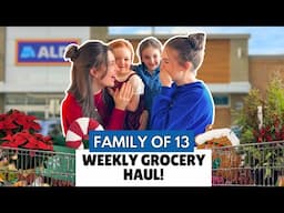 Weekly Grocery & Christmas Haul For My Family of 13!