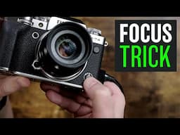 Fujifilm Focus Trick - Double Tap!