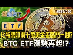 比特幣叩關十萬美金差臨門一腳？ BTC ETF漲勢再起！？｜金臨天下 20241122 @tvbsmoney