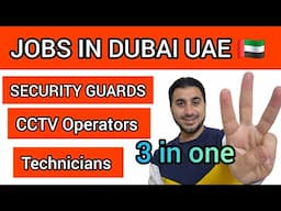 JOBS IN DUBAI UAE 3  COMPANIES  WALK IN INTERVIEW | FOUGHTY1