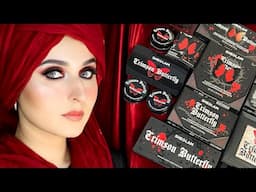 @sheglam_official Crimson Butterfly Collection Tutorial & Review #sheglam #sheglamcrimsonbutterfly