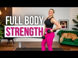 30 min. Full Body Strength Training to BUILD MUSCLE!