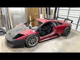 Cyberpunk Widebody Lamborghini Murcielago Pt. 10 - Roof Scoop & Swan Neck Spoiler