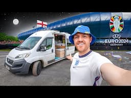 VAN CAMPING IN GERMANY AT EURO 2024 (we drove 300 miles for this)