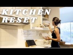 Deep Cleaning, Ordering Groceries & Cooking Healthy Meals | POST TRAVEL KITCHEN RESET