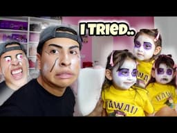 I tried doing Ella's Halloween Makeup... sorry ella | Louie's Life