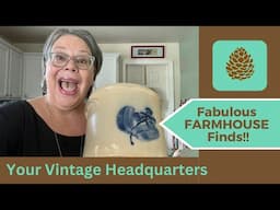 Awesome Farmhouse Finds! Thrift Store   Estate Sale   Antique Mall Finds!!