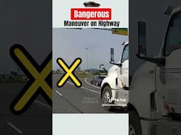 Dangerous HIGHWAY MANEUVER to Avoid - Hindi