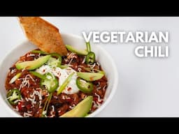 Simple and Easy Vegetarian Chili