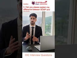 3. Difference between REST and SOAP | OIC interview questions #oic