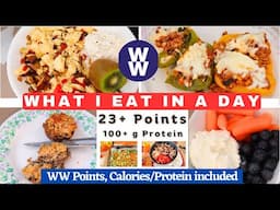 WHAT I EAT IN A DAY & SMALL FOOD PREP | WW POINTS AND CALORIES | WEIGHT WATCHERS