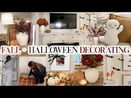 FALL DECORATE WITH ME! 2024 FALL KITCHEN DECOR | FALL & HALLOWEEN DECOR IDEAS 🍂