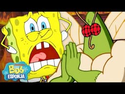 Bob Esponja | Mira a Bob Esponja conviviendo con insectos durante 10 minutos 🐞 | Español