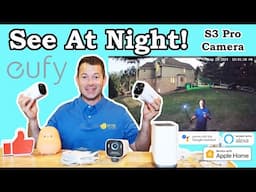 ✅ Eufy Cam S3 Pro - Color Night Vision Security Camera - Wifi Solar Local Storage - Homekit Google