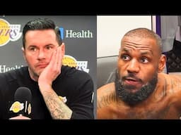 JJ Redick DISAPPOINTED in Lakers MISSED Free Throws During Clutch.. | Redick & Lebron Address Loss