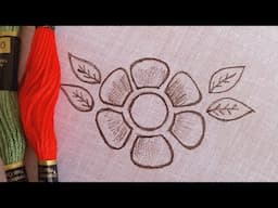 wonderful flower embroidery 3D design