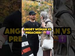 🤬👀 “WOMAN” THREATENS PREACHER!