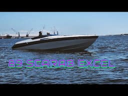 Our NEW 1989 Scarab Excel 28 Power Boat!