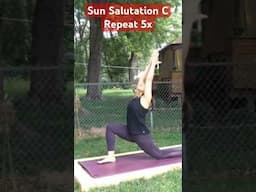 Sun Salutation C  #sunsalutation #suryanamaskar