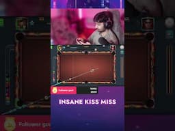 🔥 insane Miss Kiss Miss wtava 😂 GamingWithK  #8ballpool #gamingwithk #trickshots #kissshots