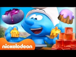 Smurfs Best FOOD Moments! 🍔🍕 | The Smurfs | Nickelodeon UK