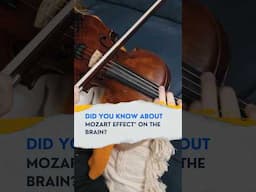 Did you know about Mozart effect on the brain? #Mozart #ClassicMusic #didyouknow #interestingfacts