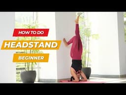 How To Do a Headstand for Beginners | Sirsasana with Wall Support | Tutorial