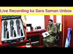 Live Recording Setup | Unboxing All equipment For Live Recording | Tabla Dhola How To Live Record