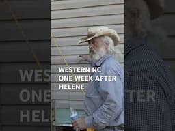 Western NC One Week after #Helene #NC #hurricanehelene