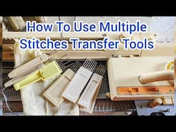 How To Use Multiple Stitches Transfer Tools//knitting Machine Technique//