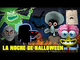 NOCHE DE HALLOWEEN EN EL FONDO DEL MAR 🎃 | CREEPYPASTA DE BOB ESPONJA