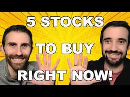 5 Stocks I'm Buying RIGHT NOW!  The Stock Market is on FIRE, But We're Always Buying Passive Income!