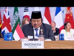 Indonesian President Prabowo Subianto's Statement at G20 Brazil 2024