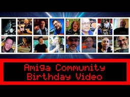 Amiga Community Birthday Video for AmigaBill