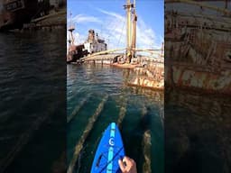 Paddleboarding in a Ship Graveyard | Huge Abandoned Ships #ship #urbex #abandonedplaces