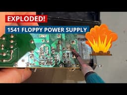 SHOCKED ME: This 1541 power supply BLEW UP while I was using it. Can if be fixed ?