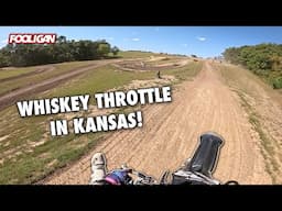 This track is HIDDEN in Kansas | Stole my buddy's RMZ450 | Whiskey Throttle Motocross