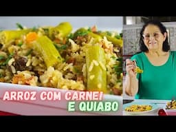 ARROZ COM QUIABO: RECEITA DA ROÇA NA SUA MESA!😋🍲